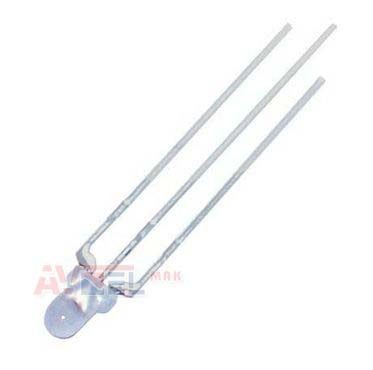 LED 3mm červená/zelená - 3pin - L115WEGW Dvojfarebná, 60°